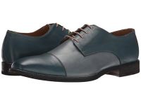 Cheap Ron White Spectator Oxfords for Men - Adam - Navy/Slate Burnished Calf On Sale